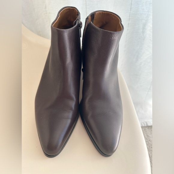 Coach size 7 brown leather booties - Picture 5 of 5